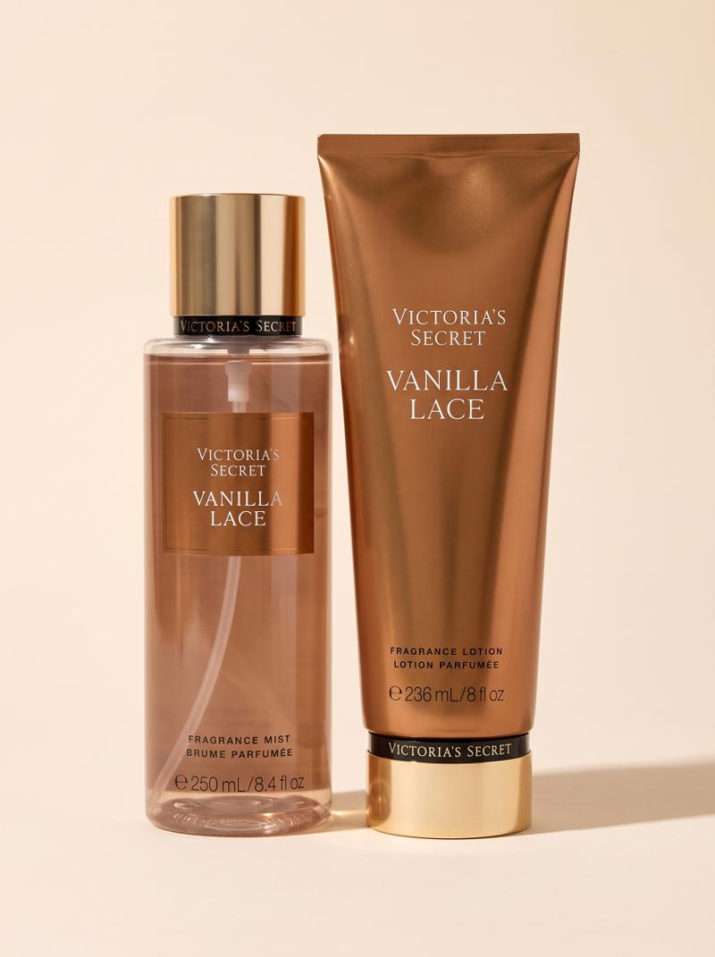 Vanilla Lace Duo: Body Mist y Crema de Victoria's Secret