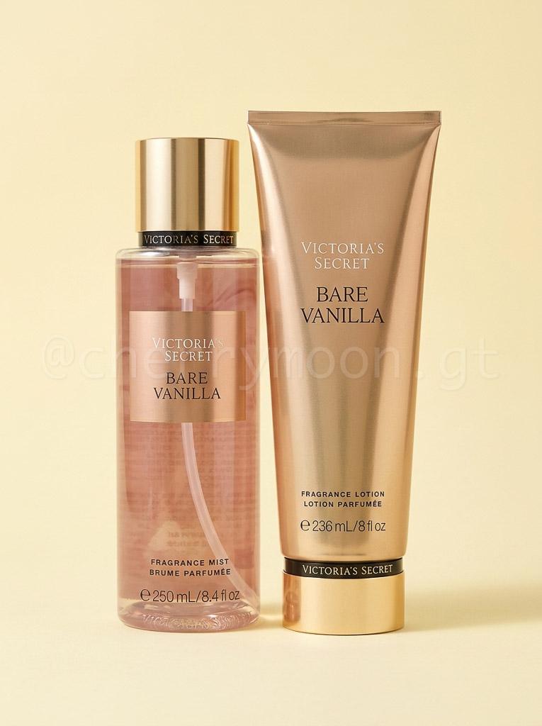 Bare Vanilla Classic Duo: Crema y Body Mist de Victoria's Secret