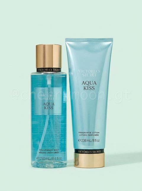 Aqua Kiss Classic Duo: Body Mist y Crema de Victoria's Secret