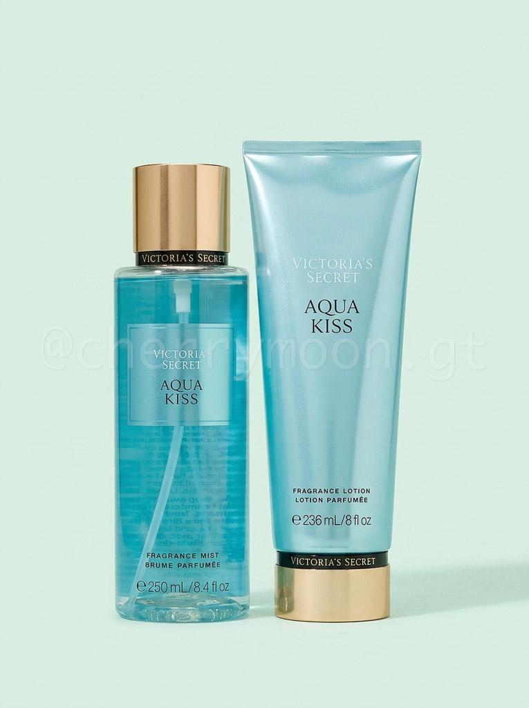 Aqua Kiss Classic Duo: Body Mist y Crema de Victoria's Secret