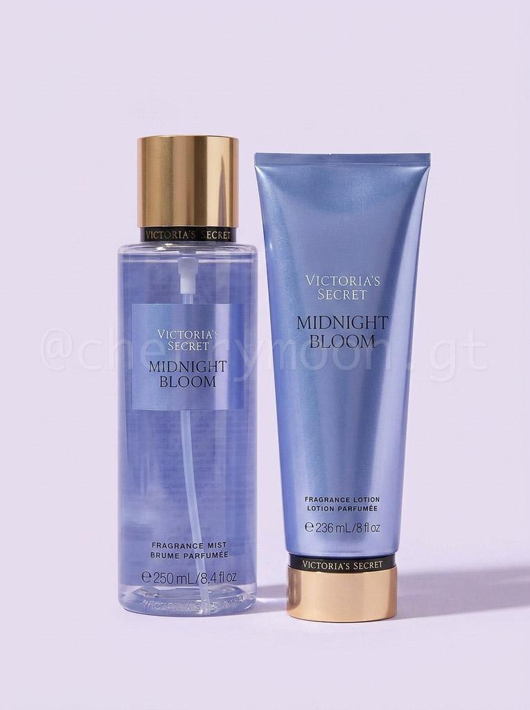 Midnight Bloom Classic Duo: Body Mist y Crema de Victoria's Secret